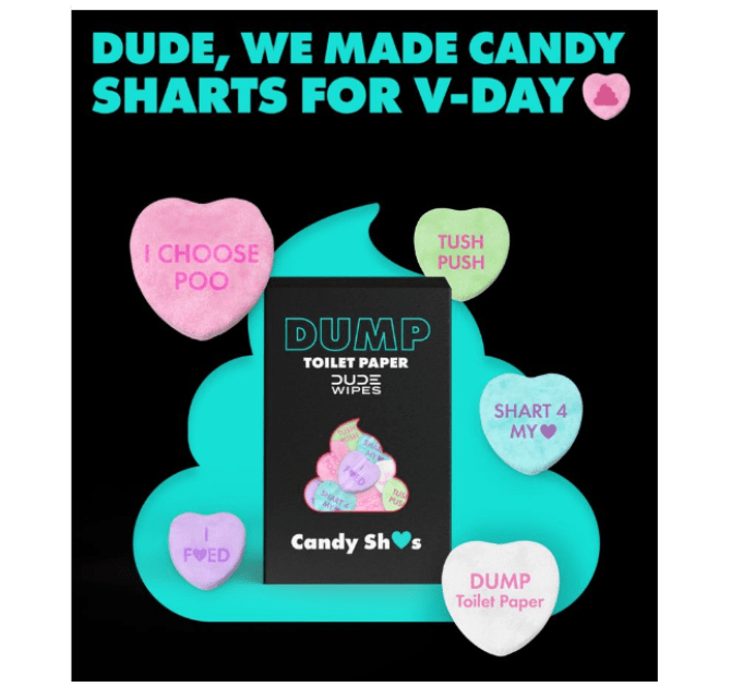 Candy Hearts - Dude Wipes