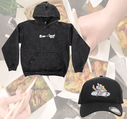 Skip The Dishes - Branded Merch: Sweatshirt and Hat