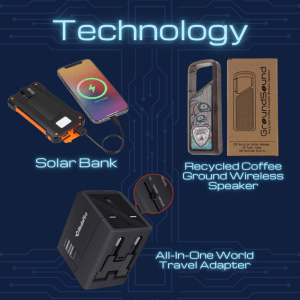 3 Technology Products for April Lookbook - Charger, Coffee and Travel Adapter