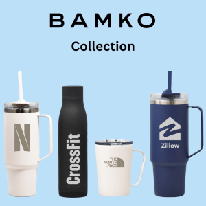 BAMKO Collection_Drinkware with different styles and logos