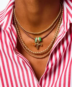 Layered Charm Necklaces - Fall Fashion Trends 2025