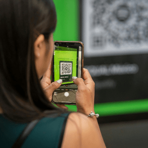Digitally and AI integrated promotional merchandise