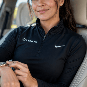 Co-branded quarter zip, Lexus and Nike
