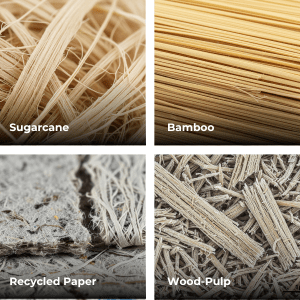 Premier Pulp Molding Material: Sugarcane, Bamboo, Recycled Paper, Wood-Pulp