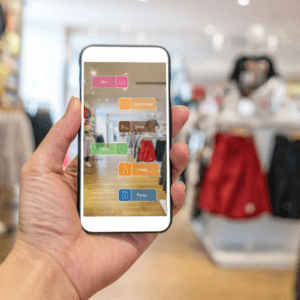 AR activated branded merchandise 