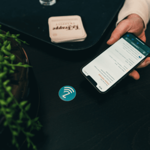 Digital levers for physical trade show giveaways