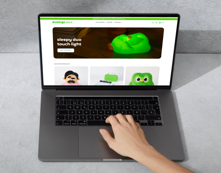 Duolingo Global Webstore and eCommerce Experience